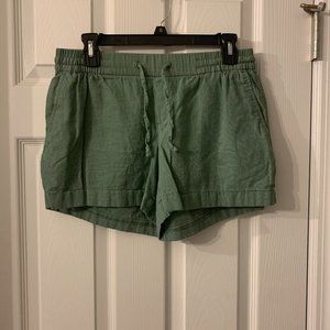 Old Navy Mid-Rise Linen-Blend Shorts -Size Medium